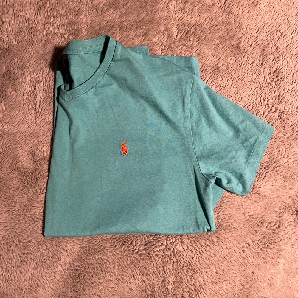 Polo Ralph Lauren Blue V-Neck T